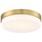 Access Lighting Roma, LED Flush Mount, Antique Brushed Brass Finish, Opal Glass 20826LEDD-ABB/OPL - alternate 5